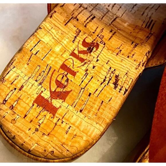 Korks by Korkease Fraya Wedge Platform Sandals in Burnt Orange Size 9M New - Picture 4 of 5